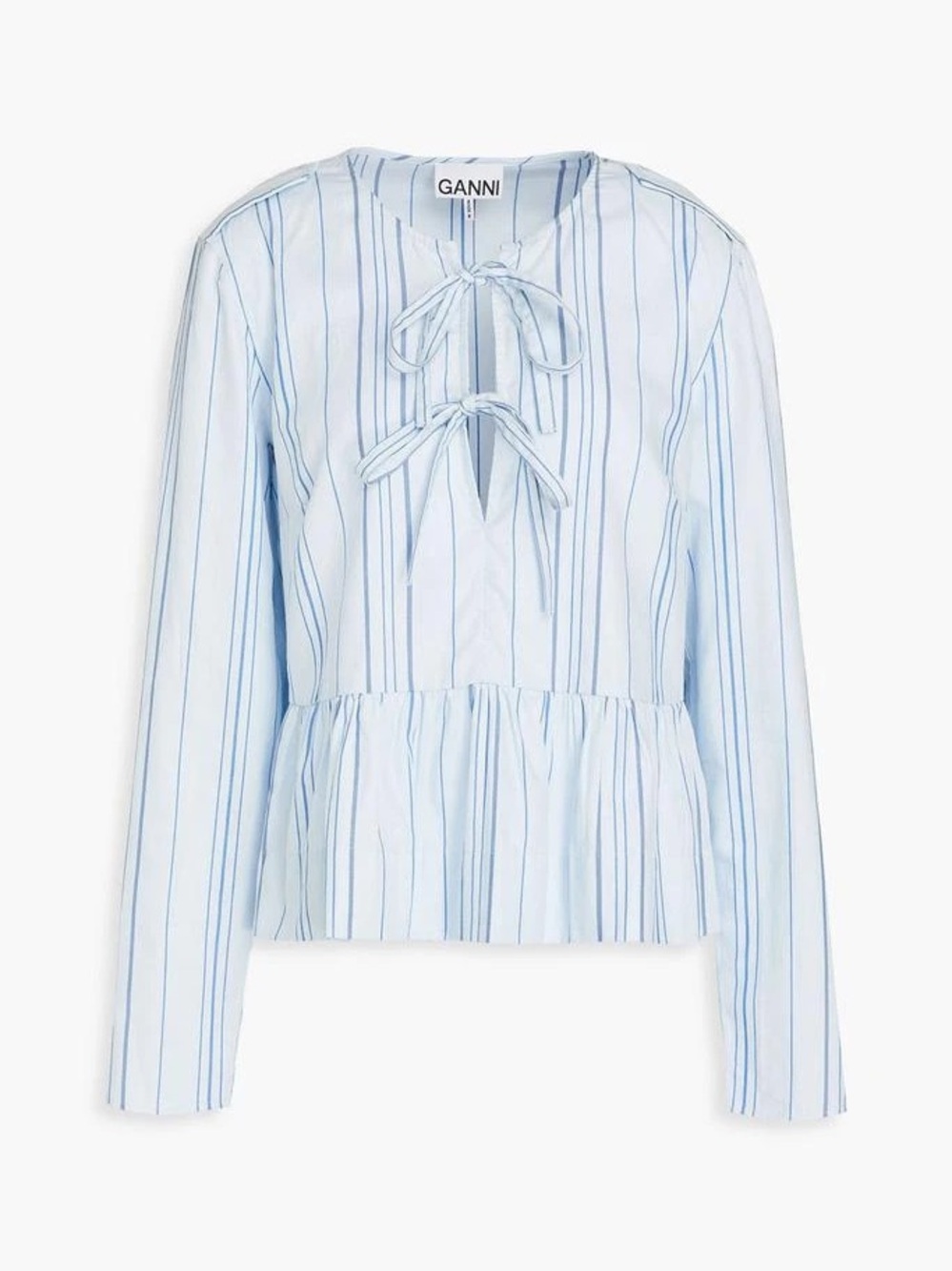 Ganni Striped Poplin blouse